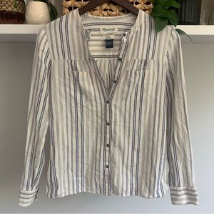• [Madewell] Striped Button Down •
